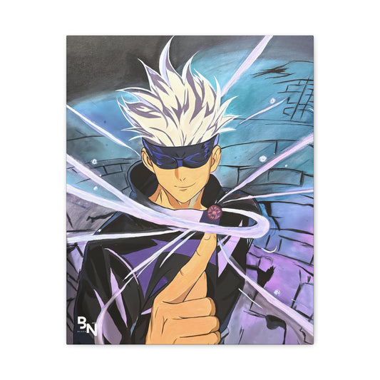 Canvas Painting - Gojo Infinite Domain from JJK