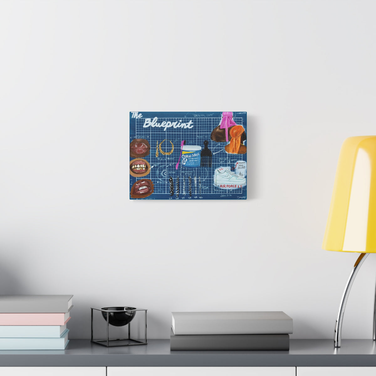 The Blueprint Canvas Print