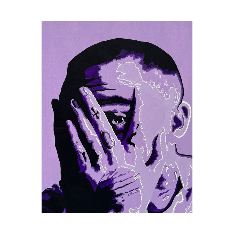 Mac Miller Purple original artwork by Black N Artsy — temporary product image