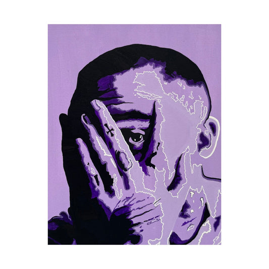 Mac Miller Purple original artwork by Black N Artsy — temporary product image
