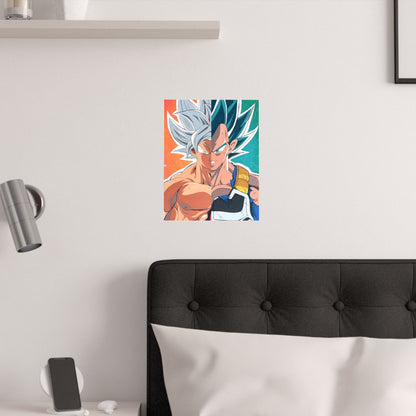 DBZ Split Satin Poster