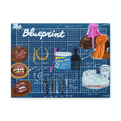 The Blueprint Canvas Print