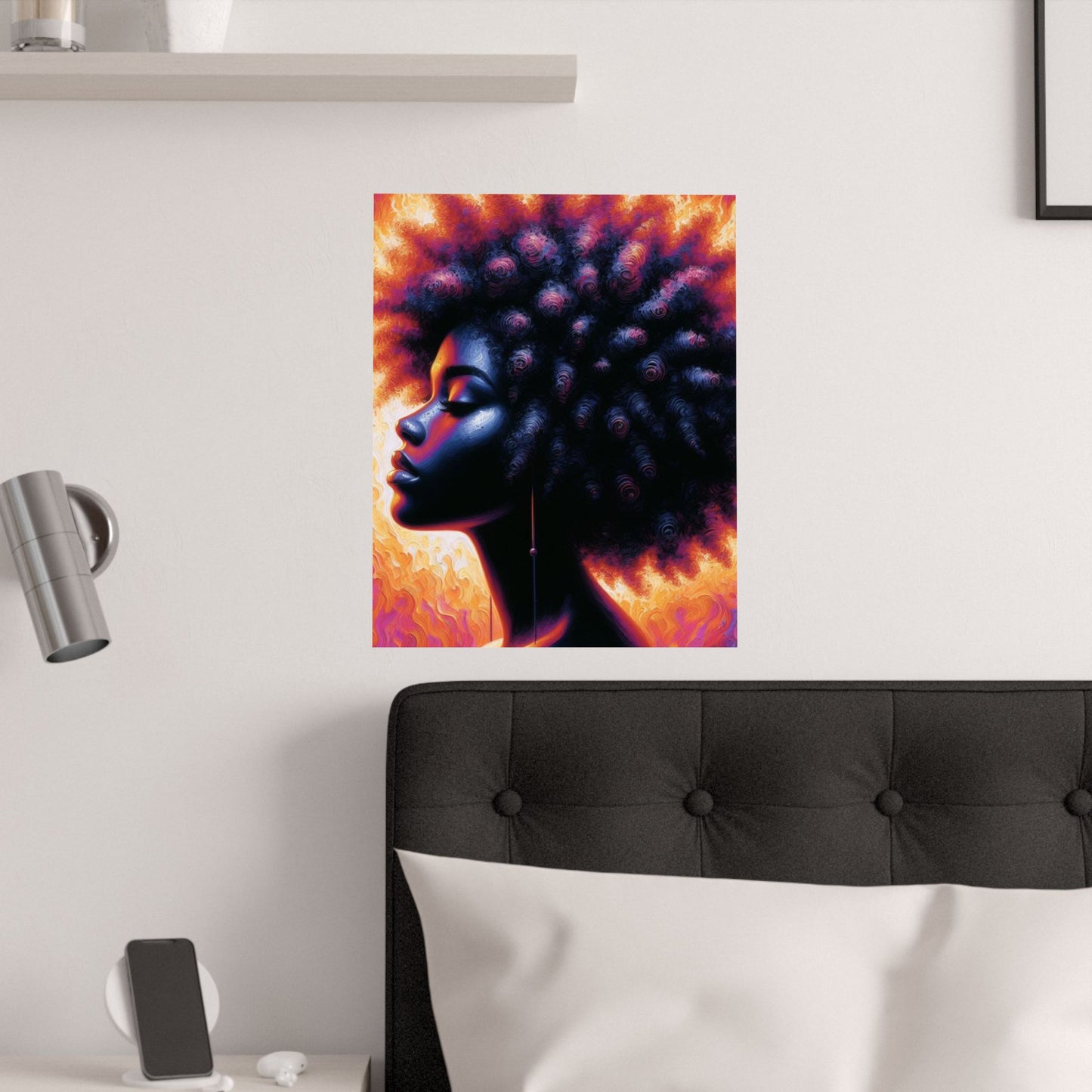 Thermal Girl Satin Poster