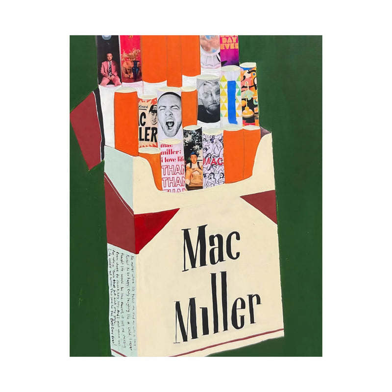 Mac Miller Cigarettes original artwork by Black N Artsy — temporary product image