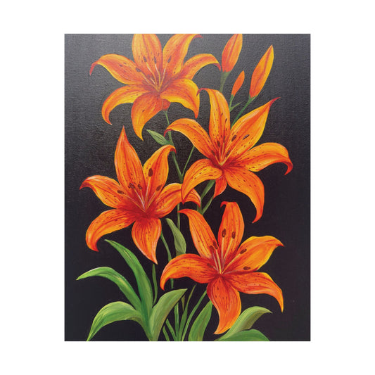Tiger Lillies original artwork by Black N Artsy — temporary product image