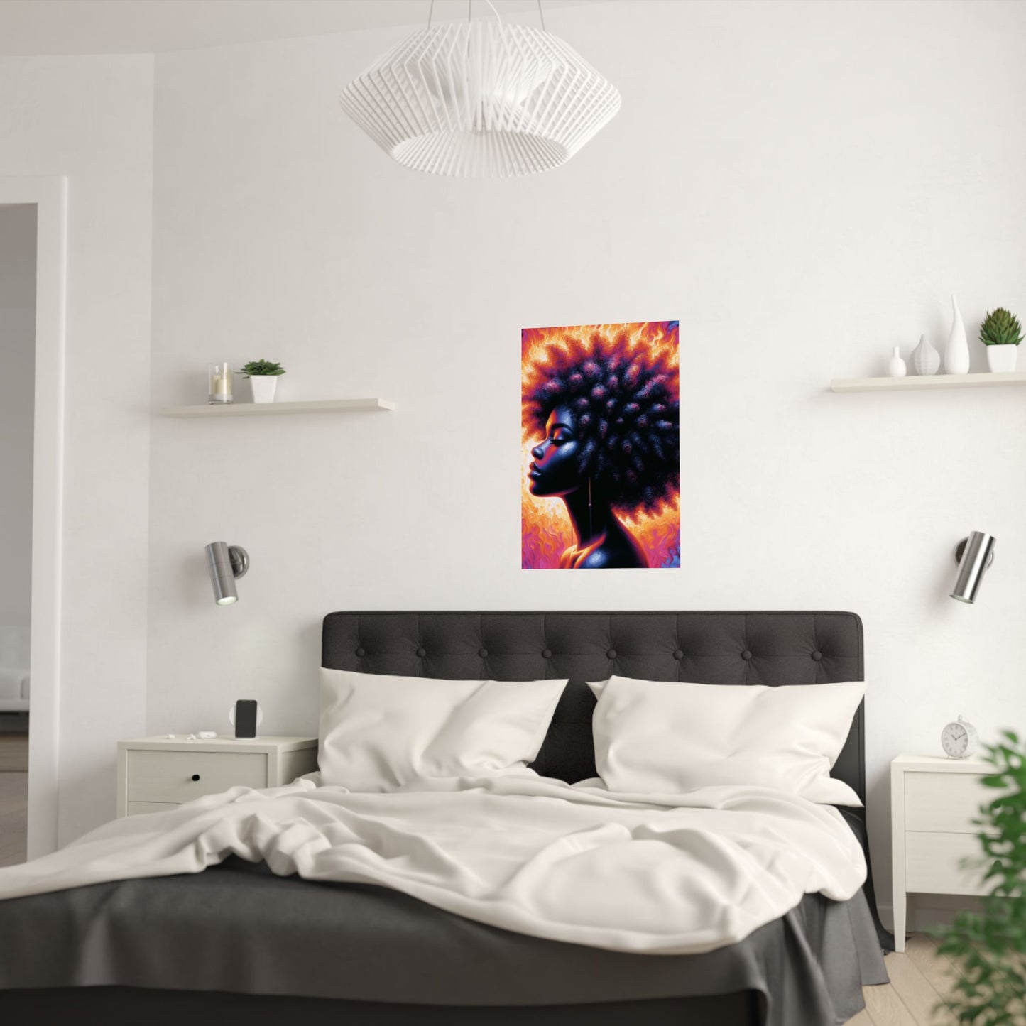 Thermal Girl Satin Poster