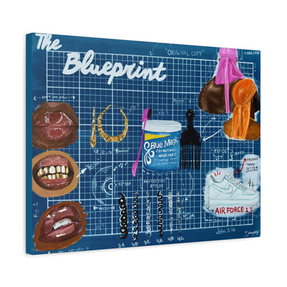 The Blueprint Canvas Print