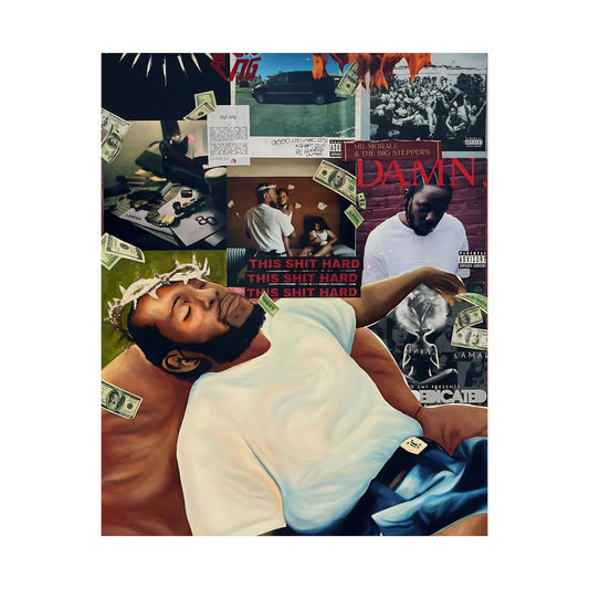 King Kendrick Satin Poster
