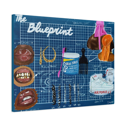 The Blueprint Canvas Print