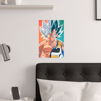 DBZ Split Satin Poster