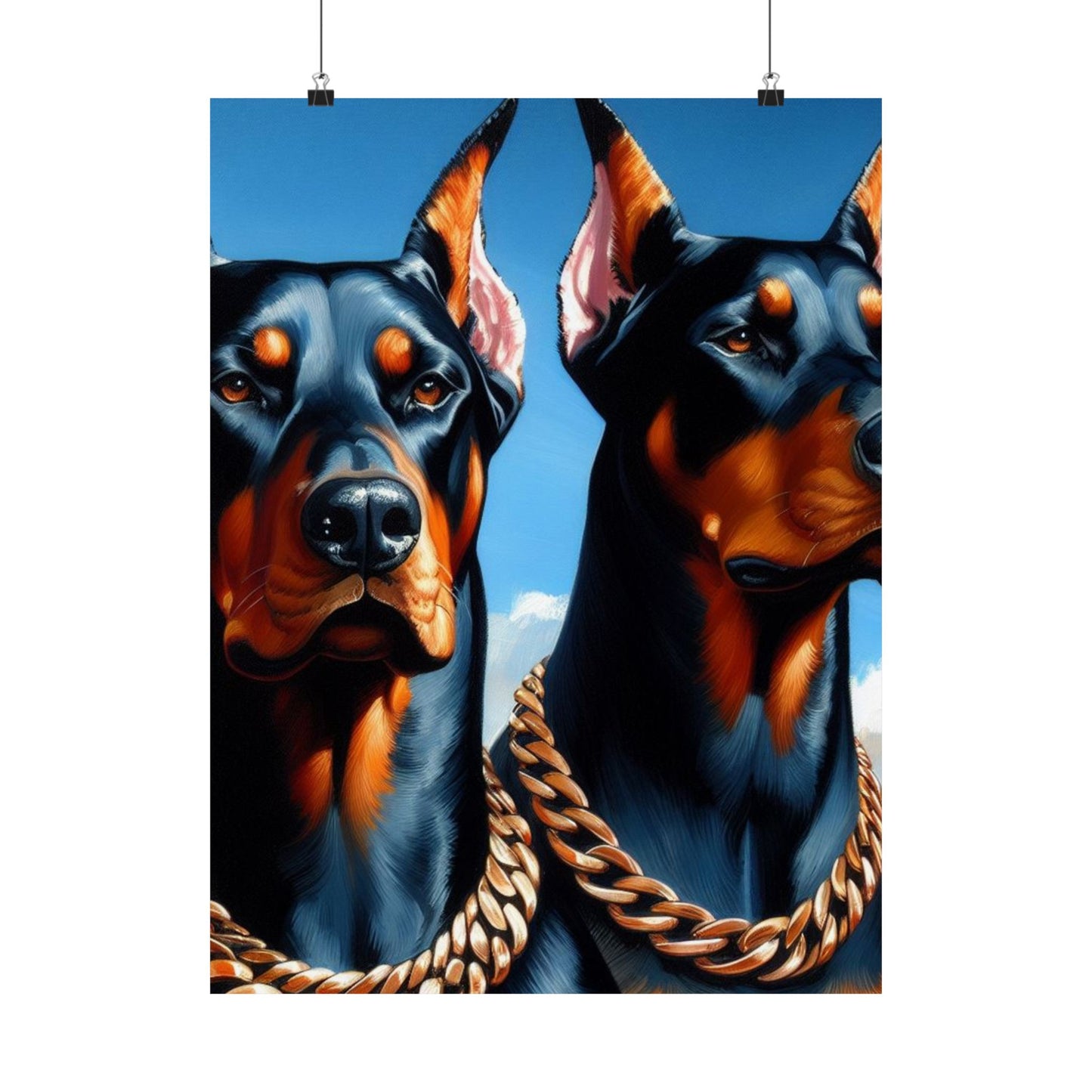 For all the Dogs Satin Poster
