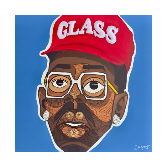 “GLASS” Original Art Satin Print