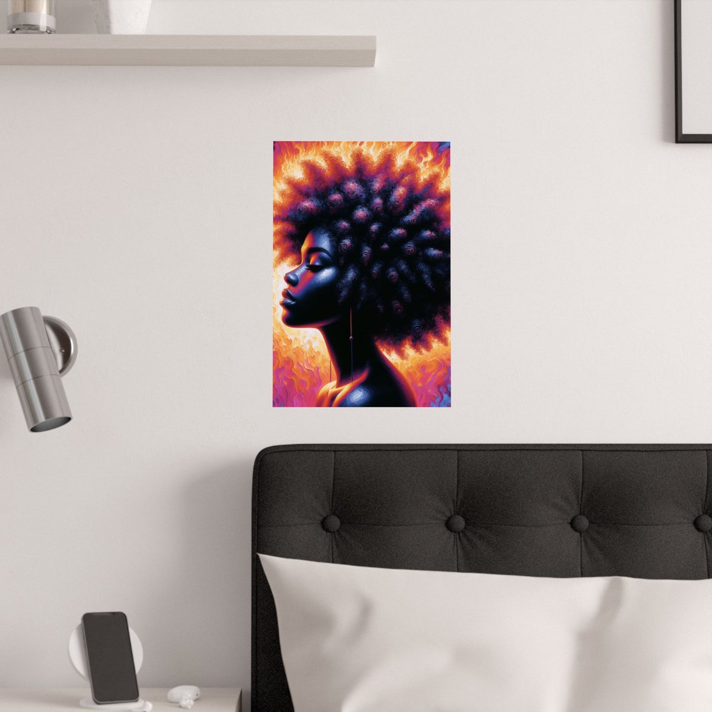 Thermal Girl Satin Poster