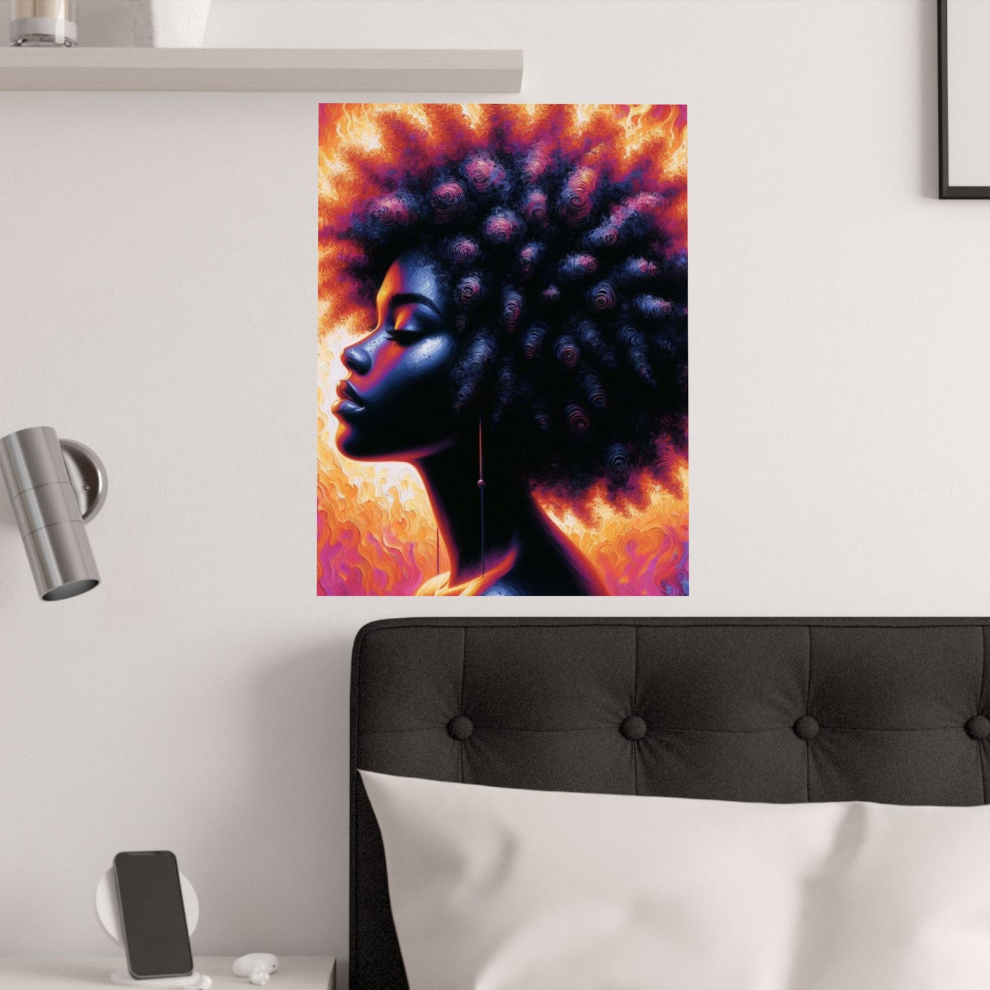 Thermal Girl Satin Poster