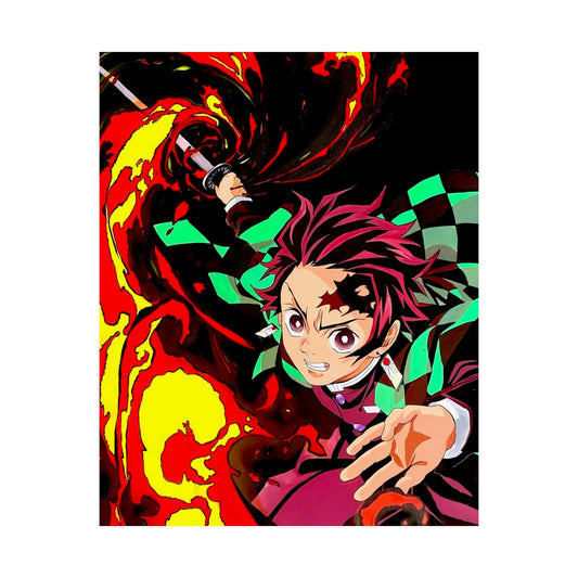 Demon Slayer Satin Poster
