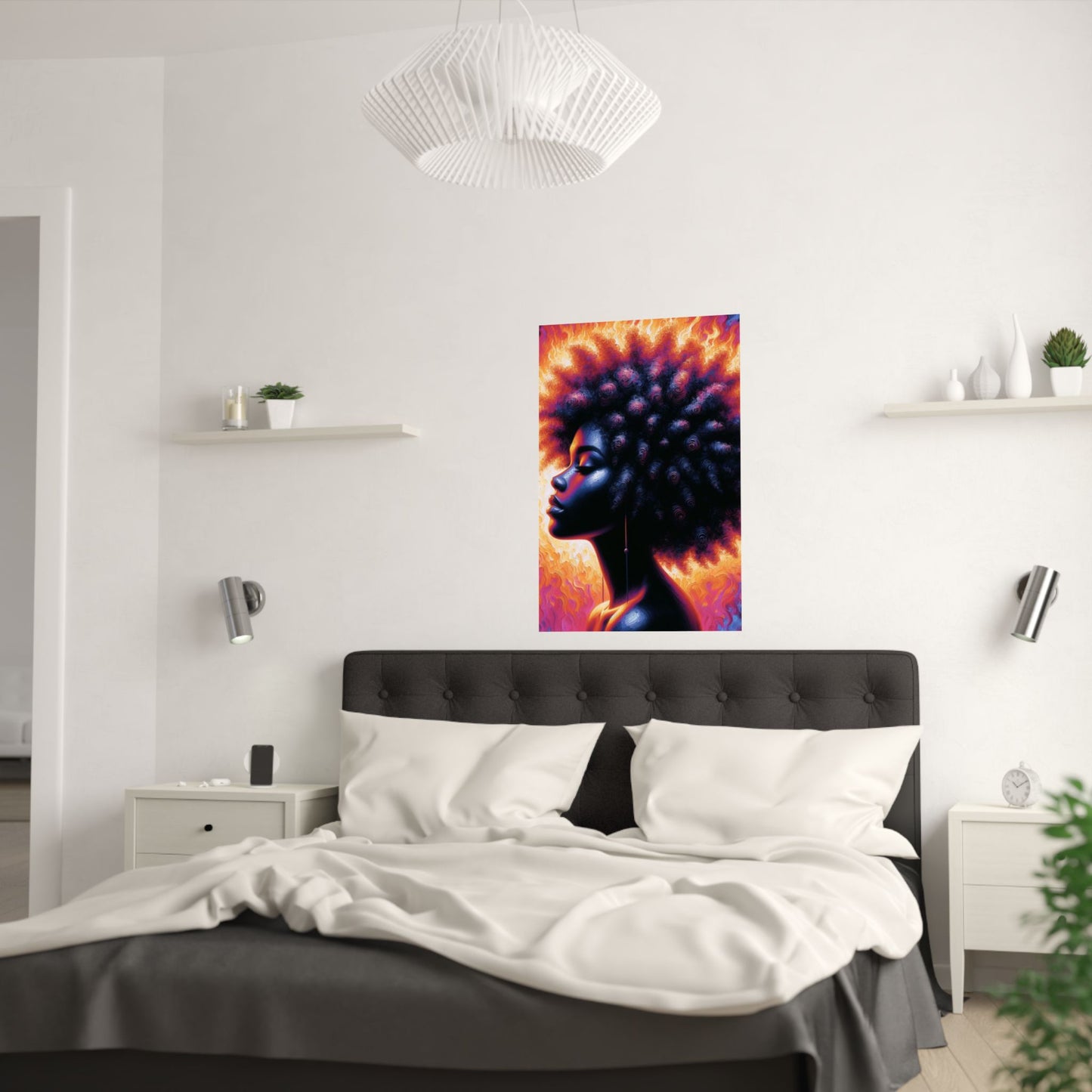 Thermal Girl Satin Poster