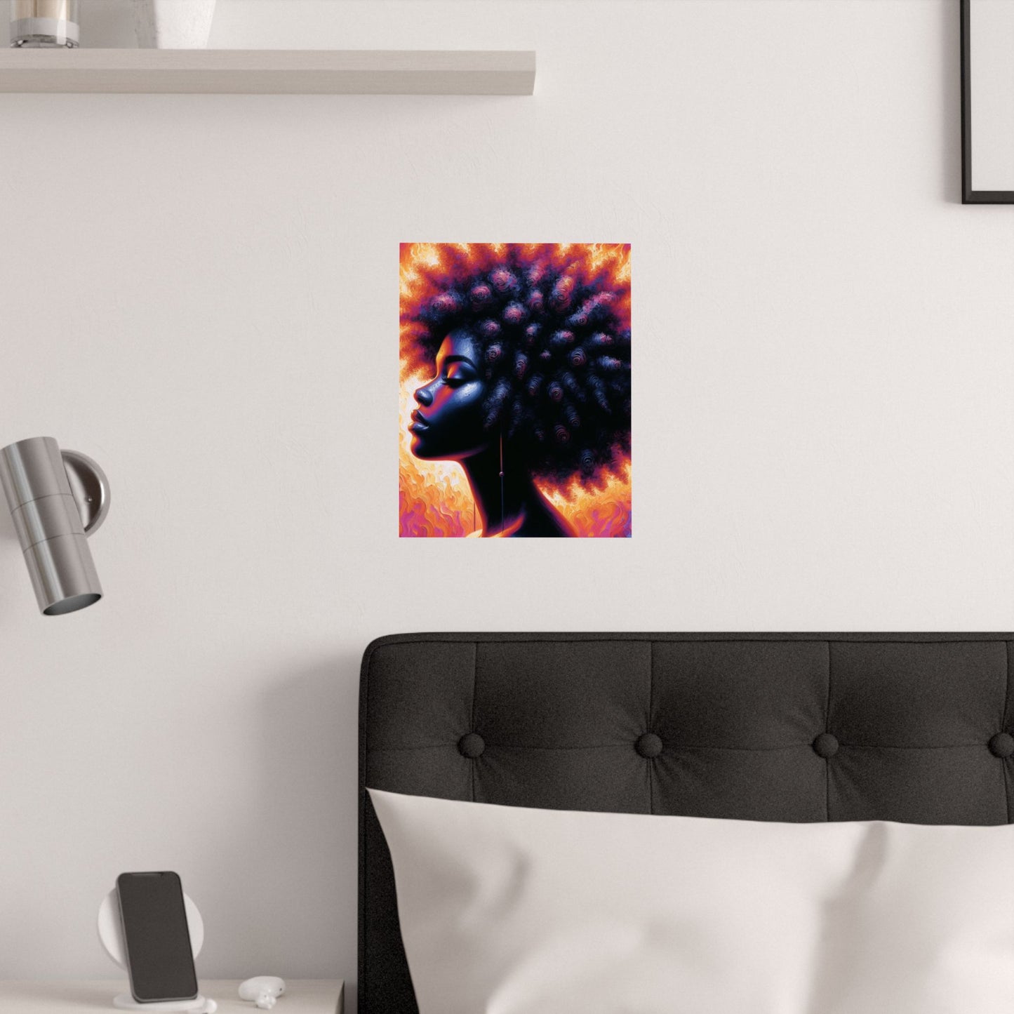 Thermal Girl Satin Poster
