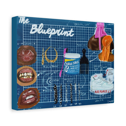 The Blueprint Canvas Print
