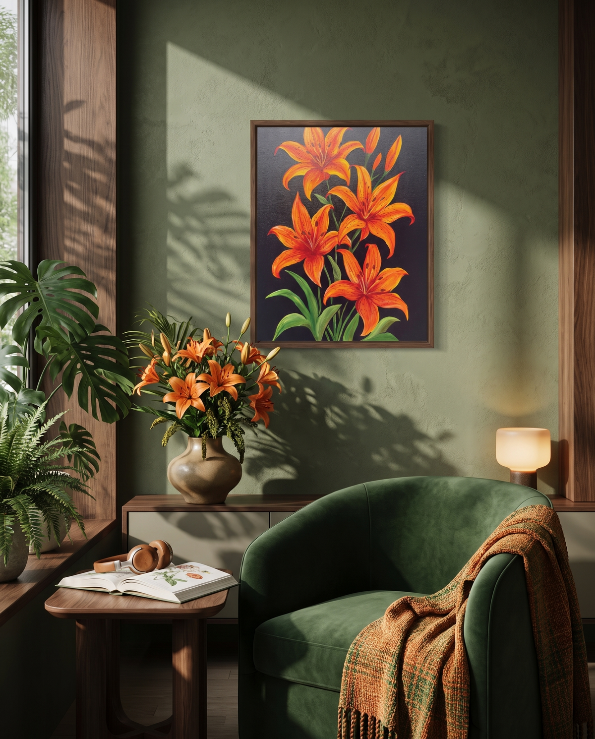 Tiger Lilly Satin Print