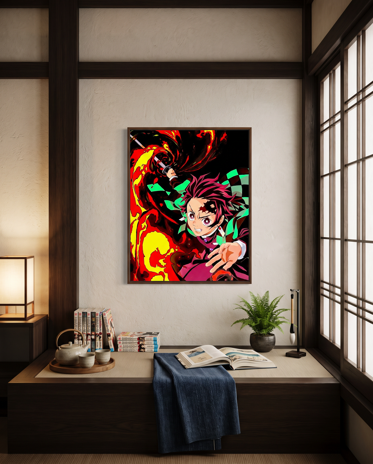 Demon Slayer Satin Poster
