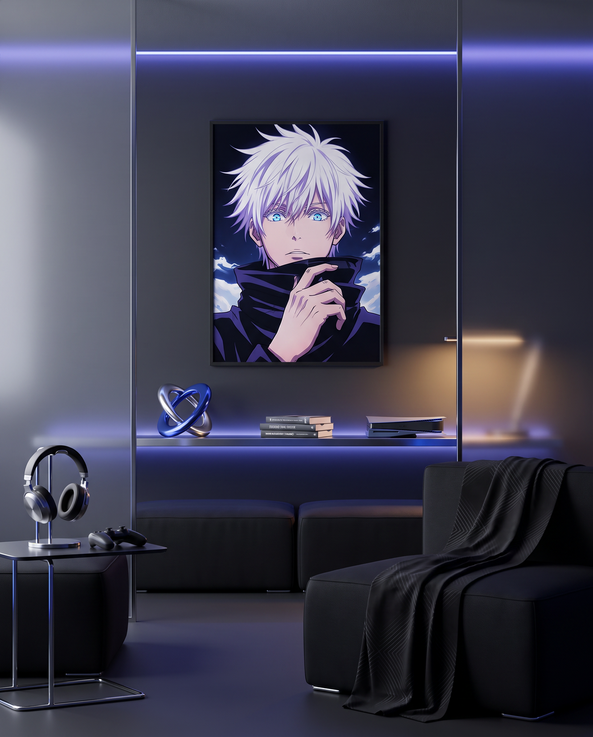Canvas Painting - Gojo Infinite Domain from JJK